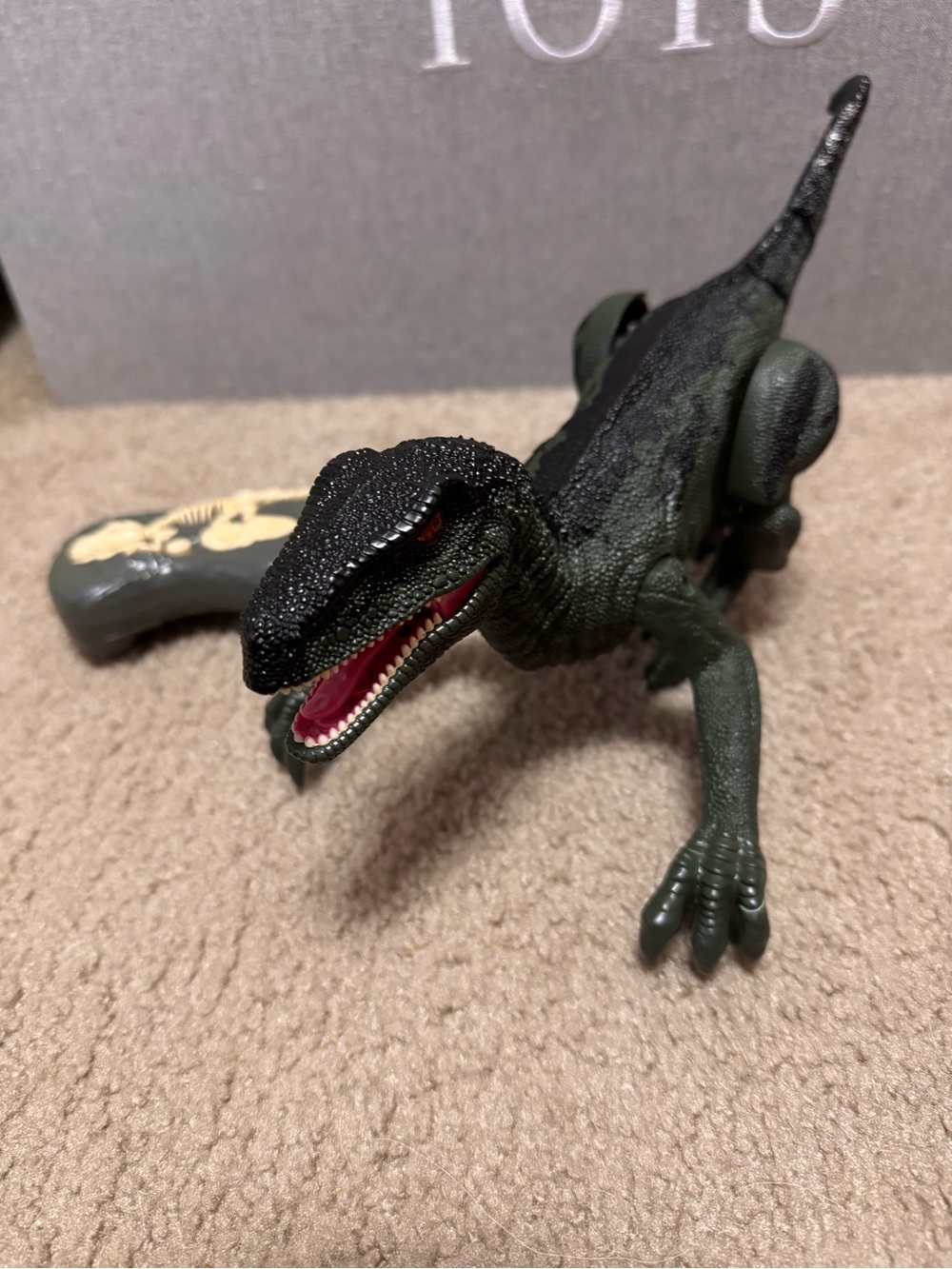 Remote Control Velociraptor Walking/Crawling Toy -